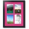 ArtToFrames Collage Photo Picture Frame with 4 - 5x7 inch Openings, Framed in Black with Over 62 Mat Color Options and Regular Glass (CSM-3926-3)
